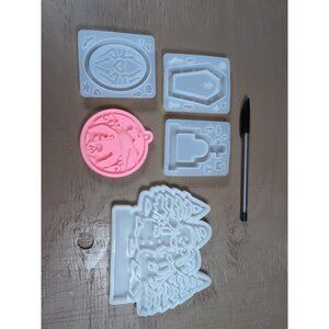 Lot of Halloween & Christmas Silicone Mold/Moulds for Resin And Craft Decoration